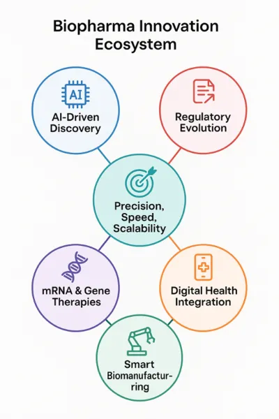 Visualization of Biopharma innovation ecosystem