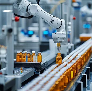 Robotics in pharmaceutical manufacturing