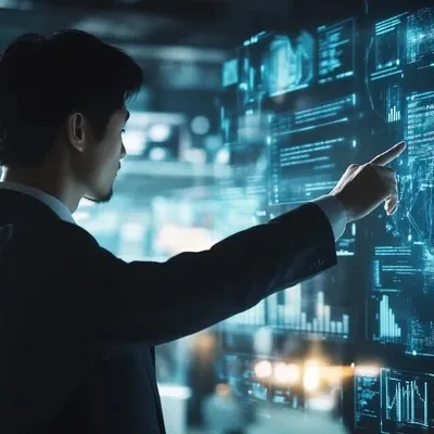 Healthcare professional reviewing real-time pharma sales notification on screen