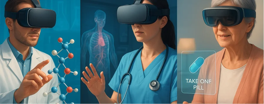 Driving Pharma Innovation with Augmented and Virtual Reality