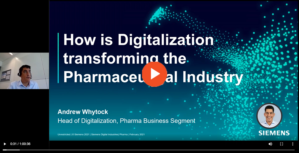 Digitalization transforming the pharmaceutical industry